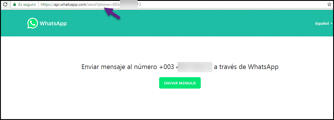 Api whatsapp отправка сообщений