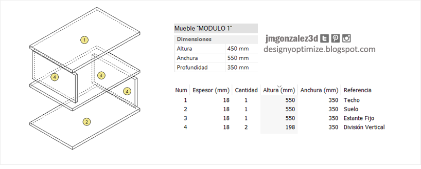 Diseño De Muebles Madera: Mueble TV Rack Minimalista | Centro