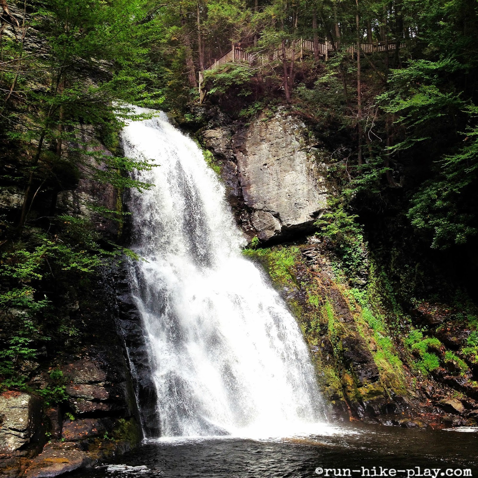 Bushkill Falls waterfall