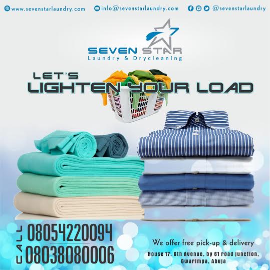 Introducing Seven Star Laundry & Dry Cleaning Abuja