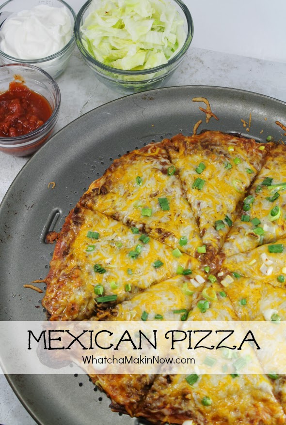 Super delicious Mexican / Taco Pizza - Change up taco night with this pizza!