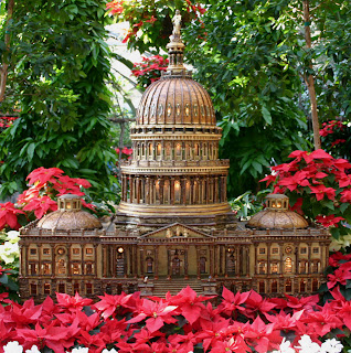 Photo of Capitol Building miniature in United States Botanical Garden