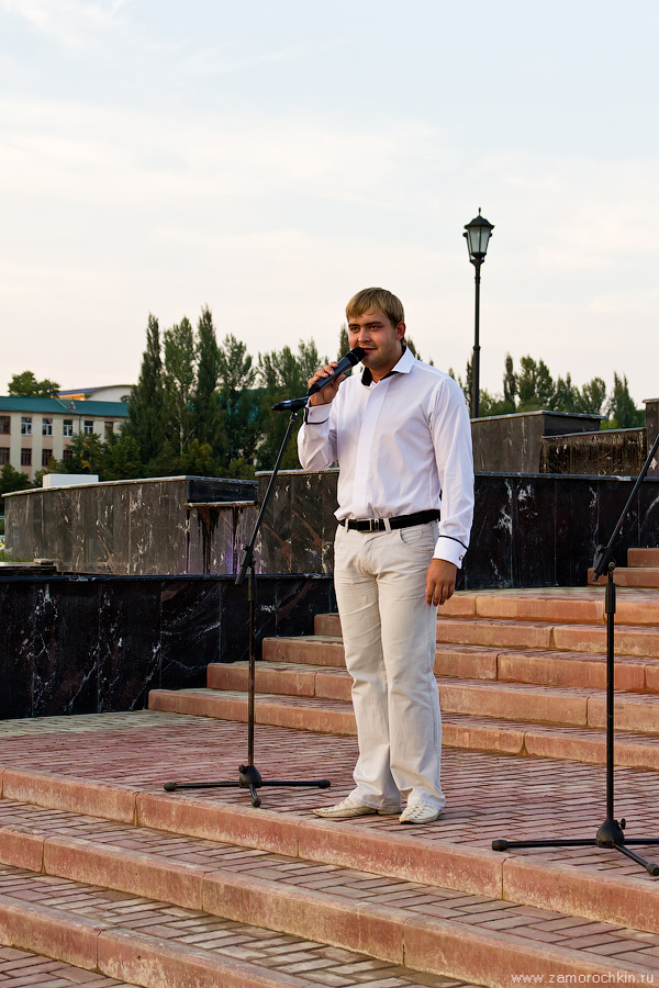 На открытии фонтанного комплекса Навеки с Россией