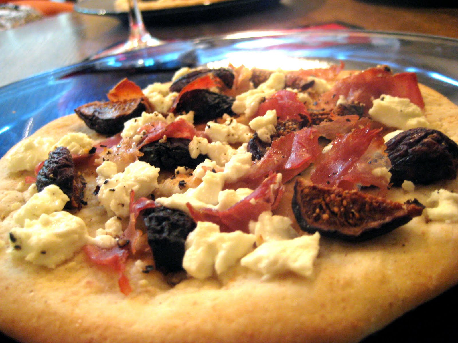 ramble on Prosciutto, Fig, and Goat Cheese Pizza