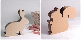 figuras animales cartón self packaging cardboard