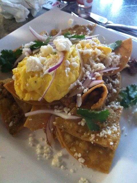 breakfast chilaquiles at cheeky's palm springs california, cheekys, Cheeky's cafe palm springs, food, brunch, beckycharms, palm springs, san diego, celebrity, foodie, eat, restaurant, review