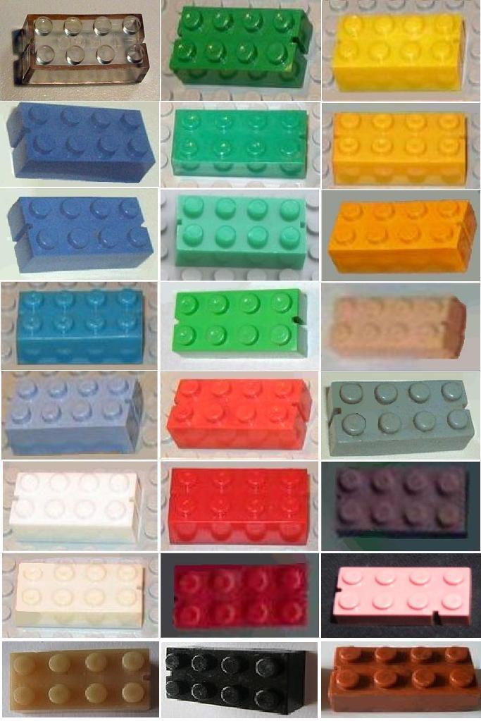 Lego Lot of 100 New Bright Light Orange Plates 2 x 6 Dot Building Blocks Pieces
