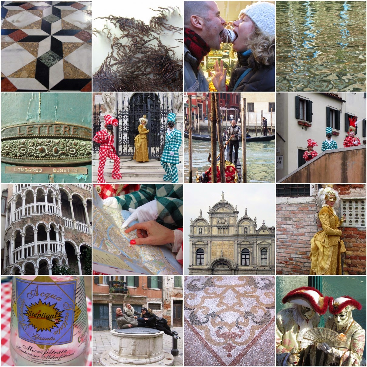 mosaic of Carnival of Venice, 2015