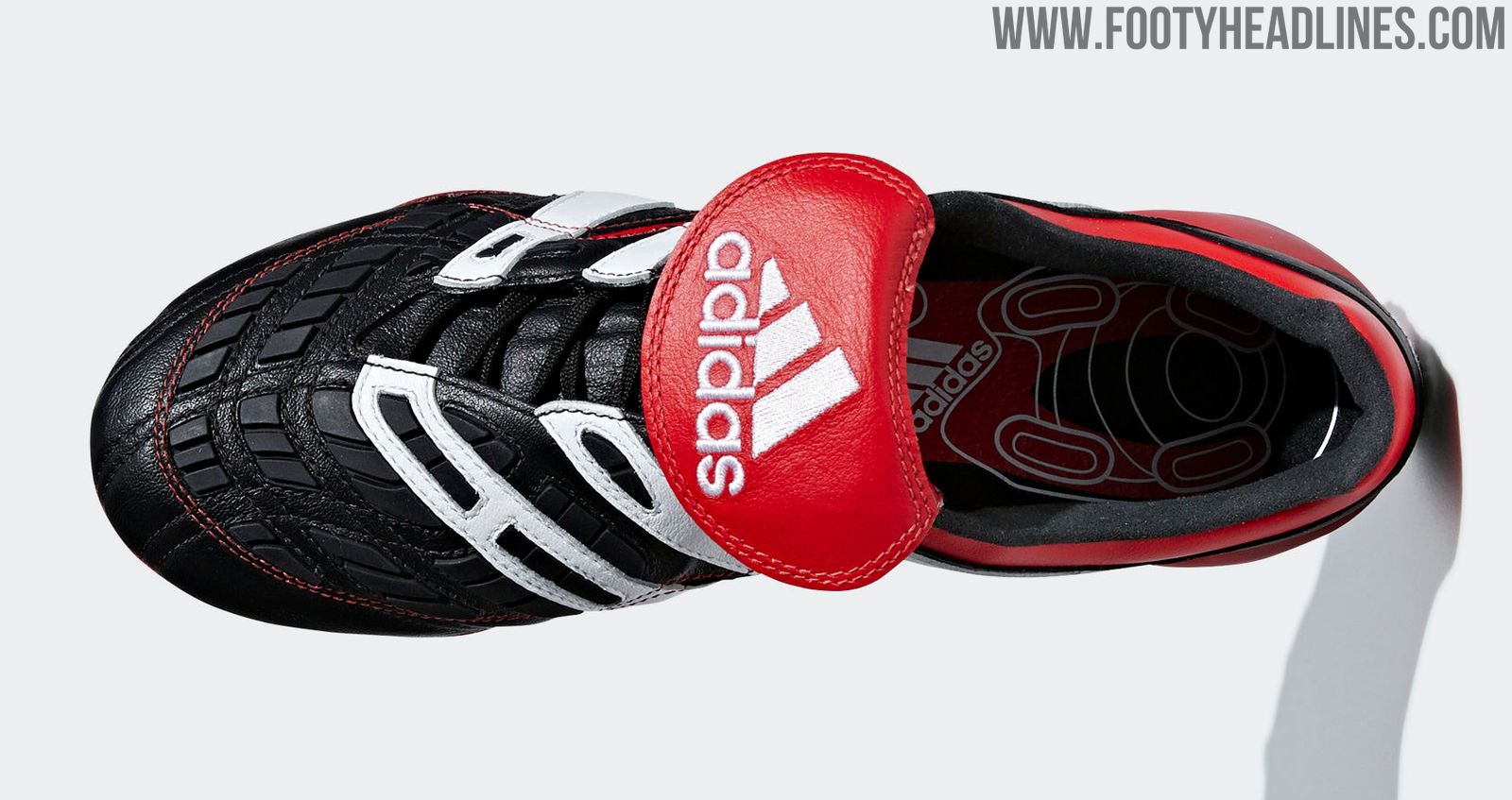 Black / White / Red Adidas Predator Accelerator 2018 Remake Boots ...