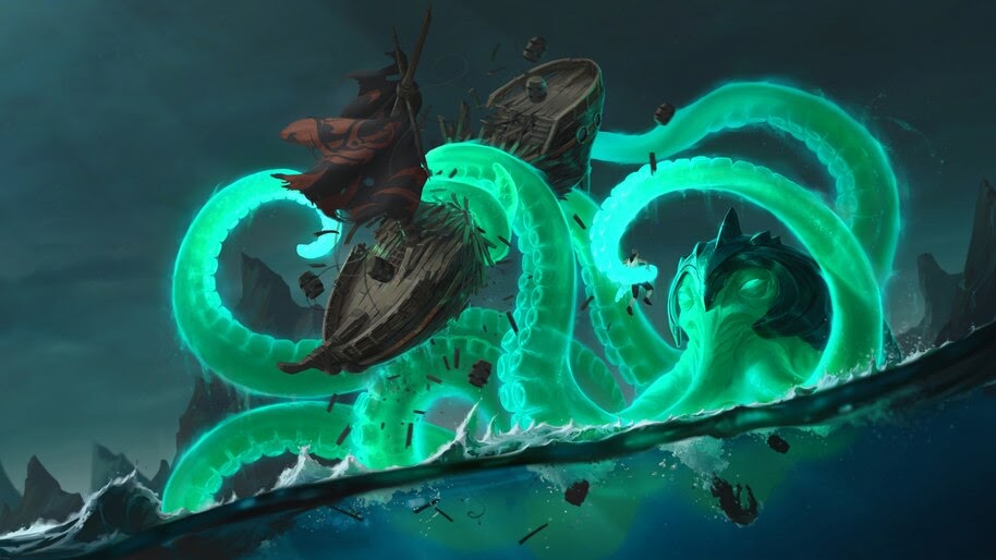 Legends of Runeterra, Darkwater Scourge, 4K, #4.1525