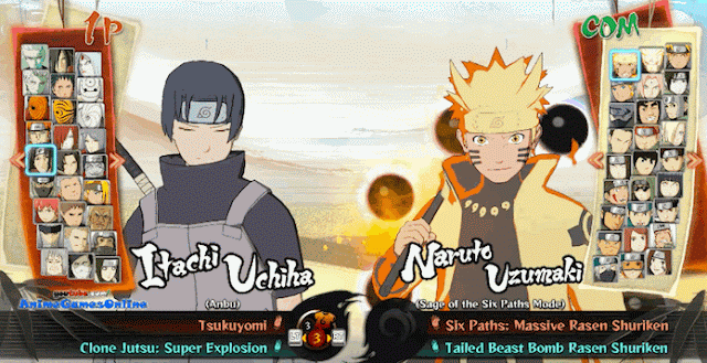 Roupas de Naruto Shippuden: Ultimate Ninja Storm 4