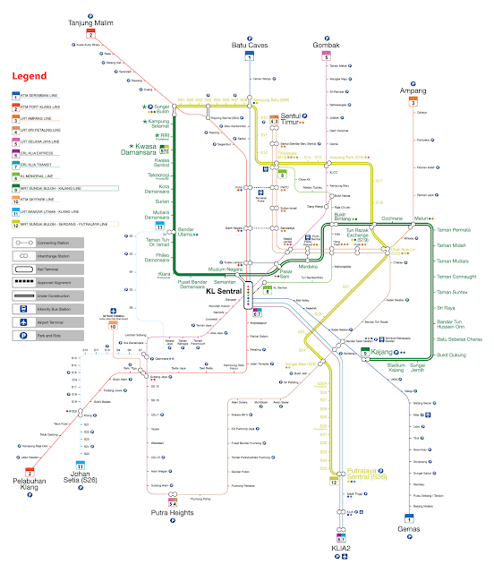 Jadual Perjalanan dan Harga Tiket MRT Malaysia 2019