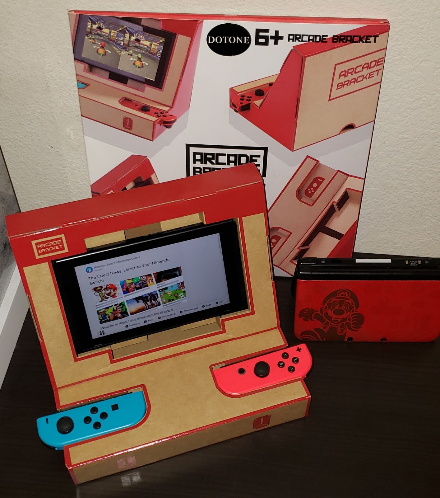 Nintendo LABO Style Cardboard Arcade Toy Stand for Nintendo Switch