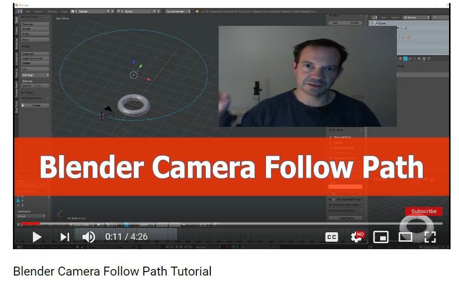 MC2 is BackUP Blender Camera Follow Path Tutorial