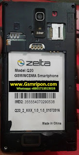 ZELTA Q20 PAC Flash File Death Phone Hang Logo LCD Blank Virus Clean Recovery Done ! This File Not Free Sell Only !!