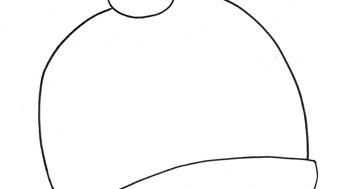 Bonnet Dessin Couleur : coloriage de bonnet étoiles - Tête à modeler