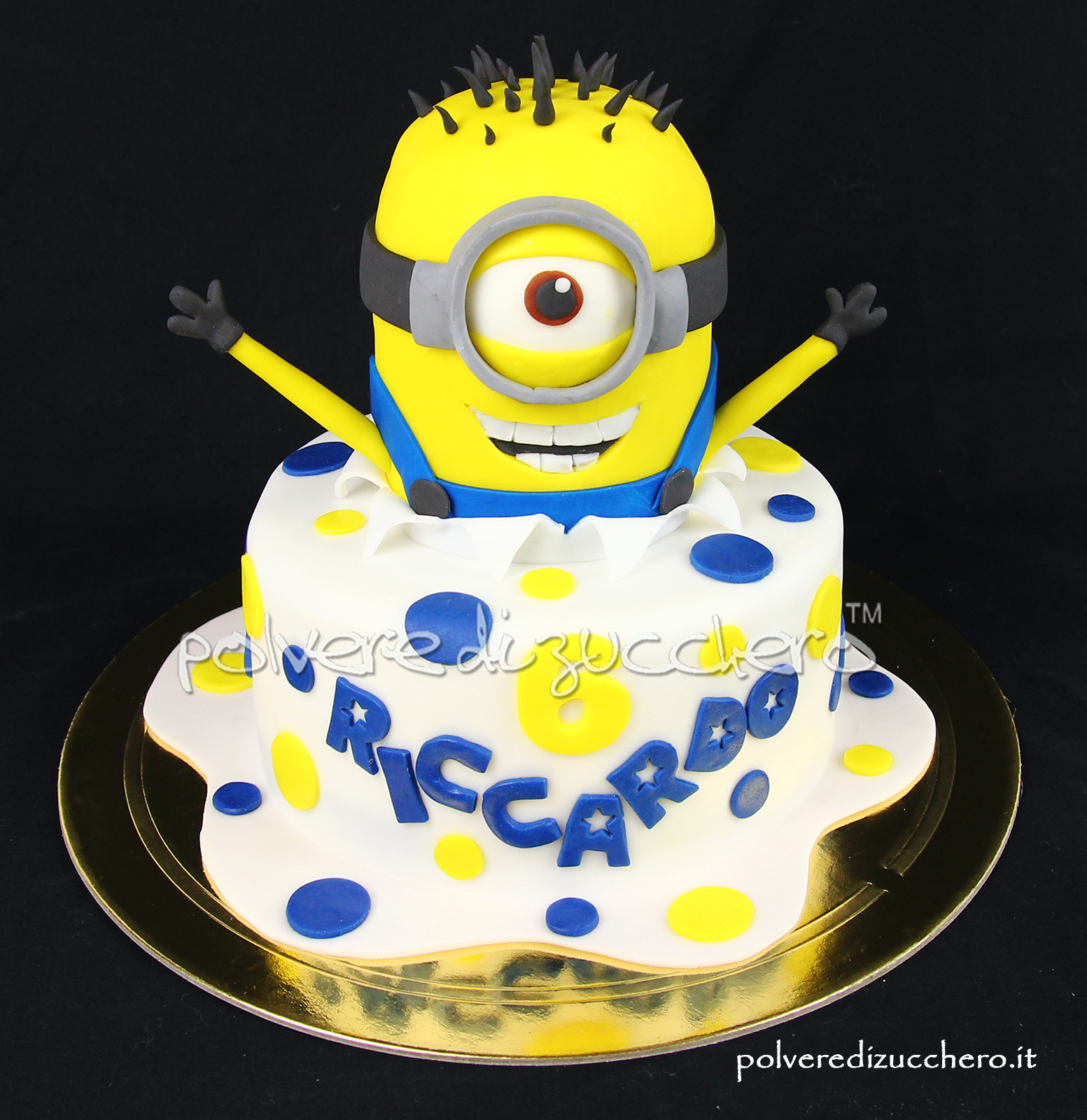 cake design pasta di zucchero polvere di zucchero minion minions cake fondant compleanno happy bday