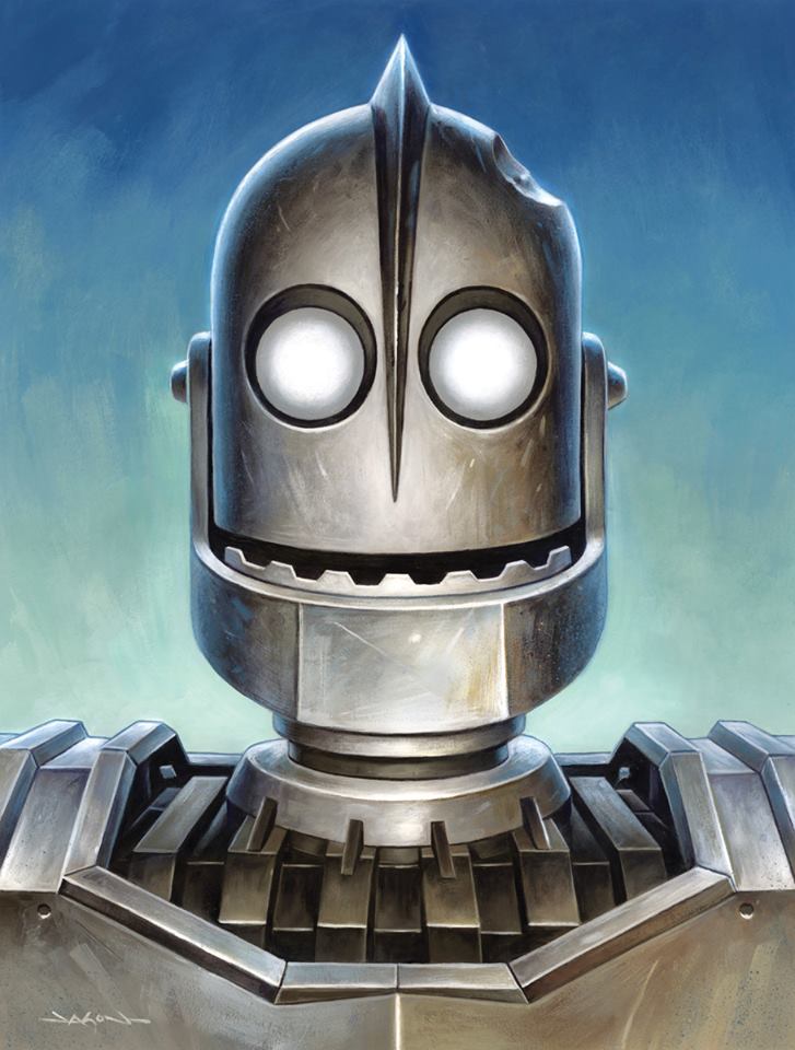The Geeky Nerfherder Movie Poster Art The Iron Giant (1999)