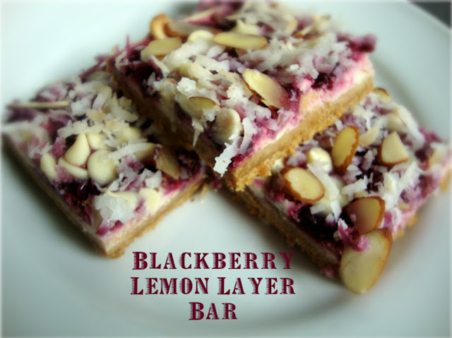 Blackberry Lemon Layer Bars