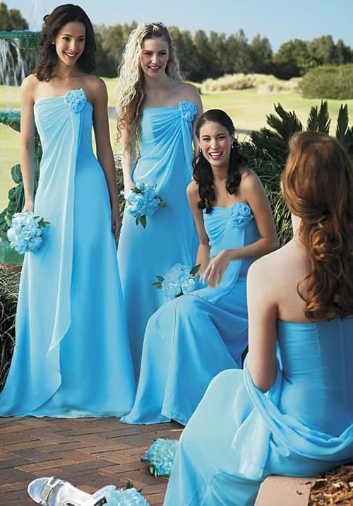 Brides, Bridesmaids & Blooms: Foucus on Shades of Blue - Bridesmaids