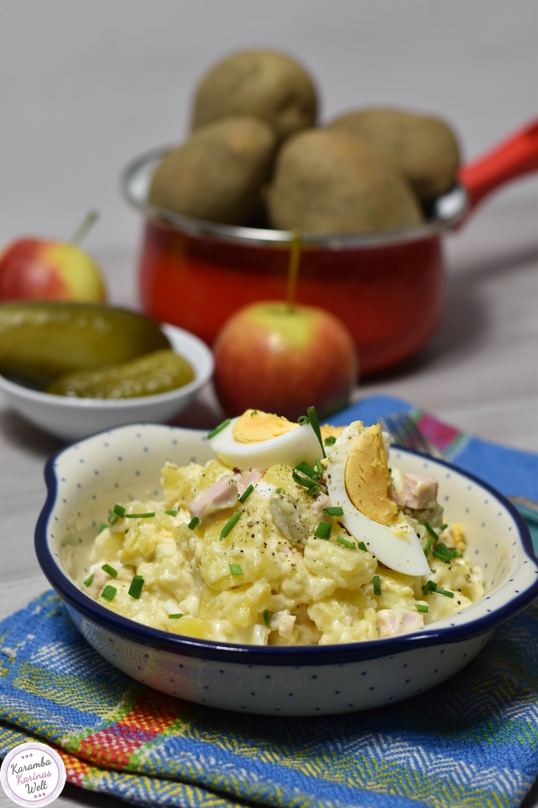 KarambaKarina&amp;#39;s Welt: Mamas Kartoffelsalat - mit Mayonnaise ...