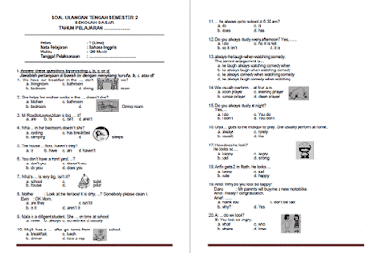 Soal Bahasa Inggris Kelas 8 Semester 1 Kurikulum 2013 Pdf
