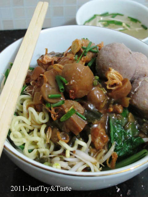 Resep Mie Ayam Jamur & Bakso