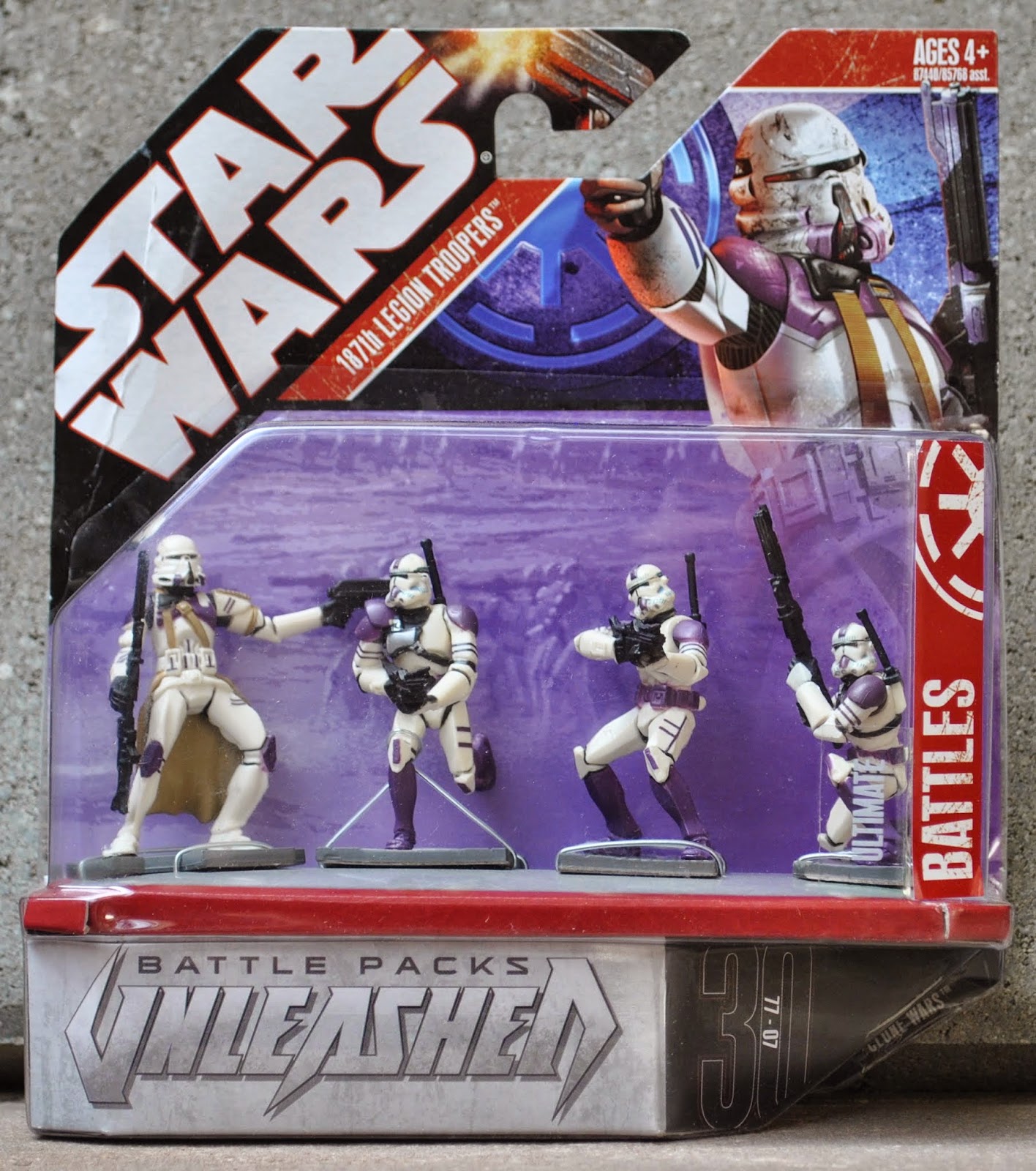 Star Wars Unleashed Battle Pack 4 Figure - Yoda, Chewbacca, Tarfful, Aayla Secura