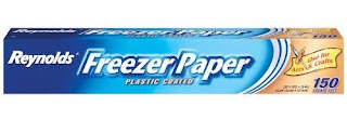 plastic coated freezer paper 
