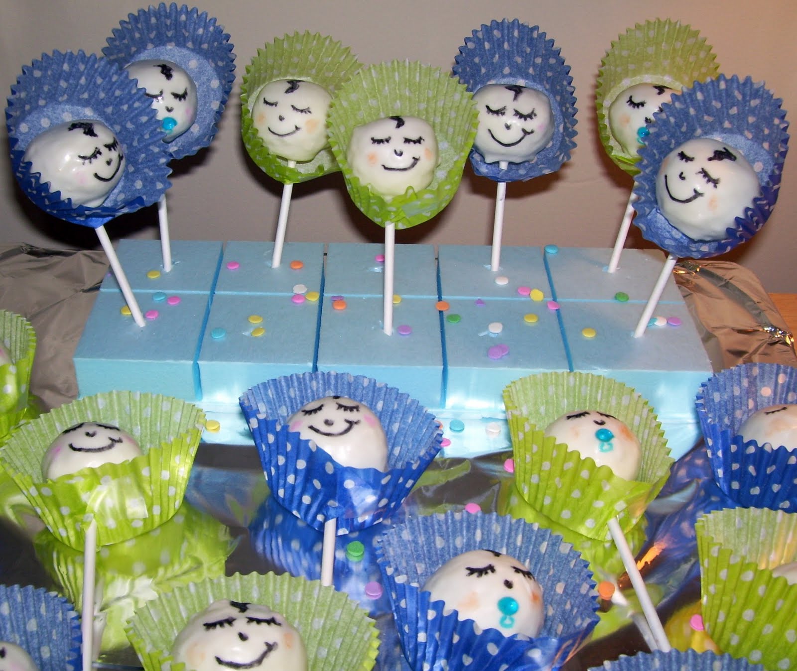 Cooking Creation Baby Shower Cake Pops