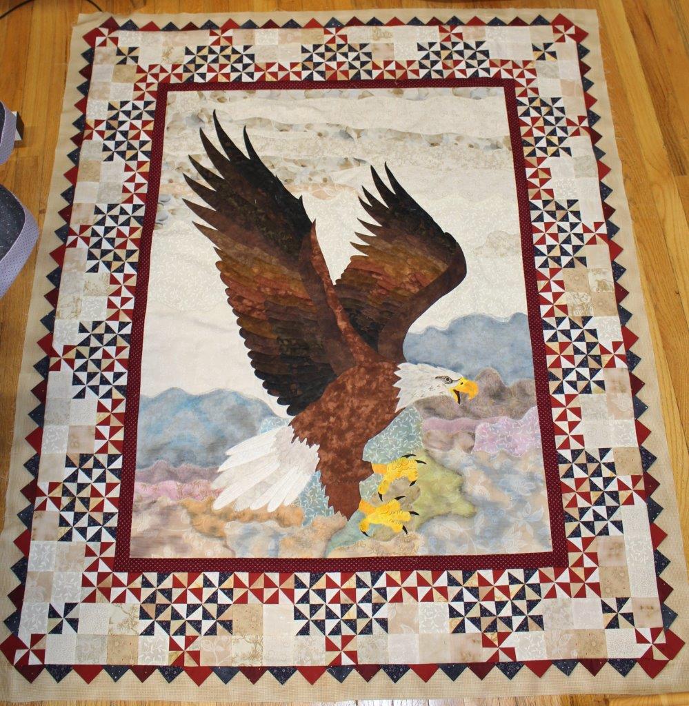 Sarah Lynn's Quilting Border 5, Americana Eagle Quilt