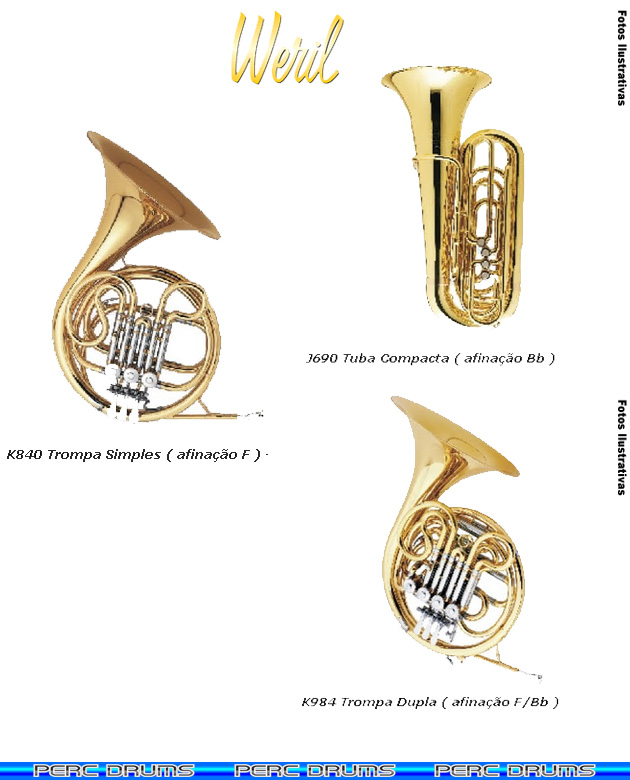 PercDrums Instrumentos Musicais SOPRO
