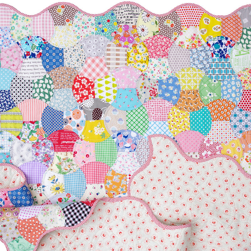 The Finished Scrappy Apple Core Quilt Red Pepper Quilts Bloglovin’