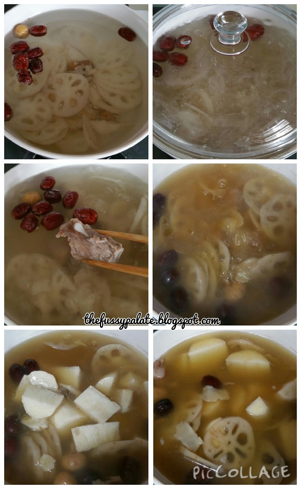 The Fussy Palate Chinese Yam & Lotus Roots Soup