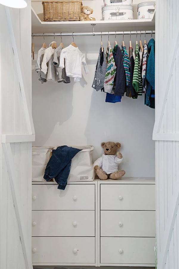 Habitación infantil en color blanco