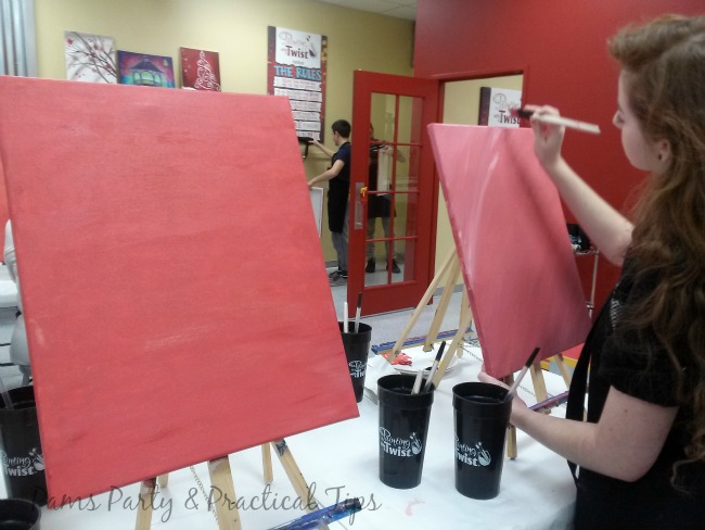 Pams Party Practical Tips Our Afternoon At Painting With A Twist