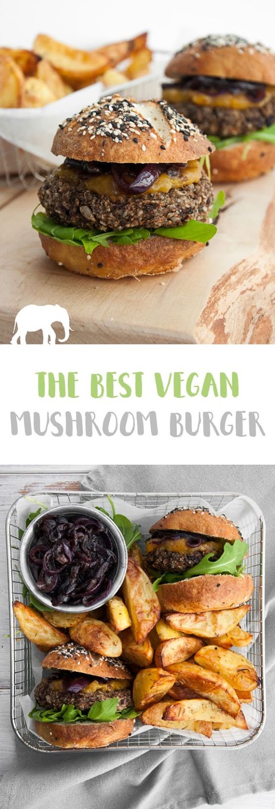 THE BEST VEGáN MUSHROOM BURGER! | Healthy Food Recipes