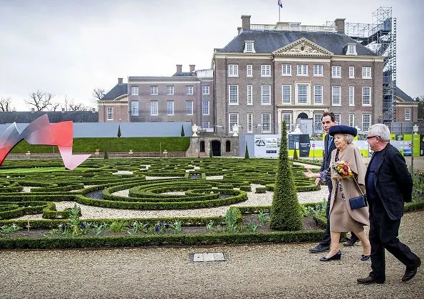 Dutch Princess Beatrix attended the opening of architect Daniel Libeskind's The Garden of Earthly Worries exhibition at Het Loo Palace