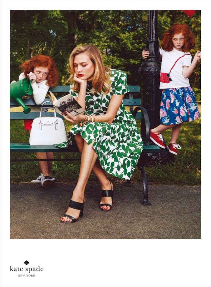 The Terrier and Lobster: Kate Spade Spring 2015 Ad Campaign: Karlie Kloss,  Iris Apfel, and Others by Emma Summerton