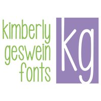 Fonts by Kimberly Geswein