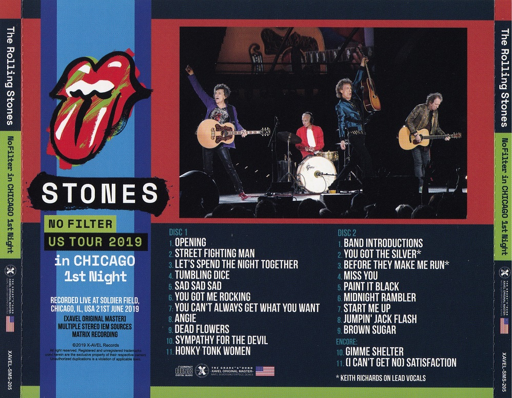 T.U.B.E.: The Rolling Stones - 2019-06-21 - Chicago, IL (SBD/FLAC