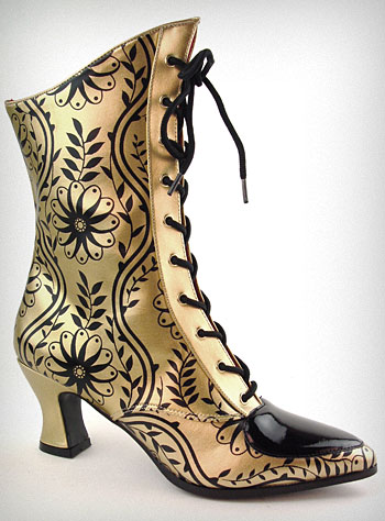 Darker Fashions: Neo-Victorian: 'Gilded Love Letter' Victorian Boots at ...