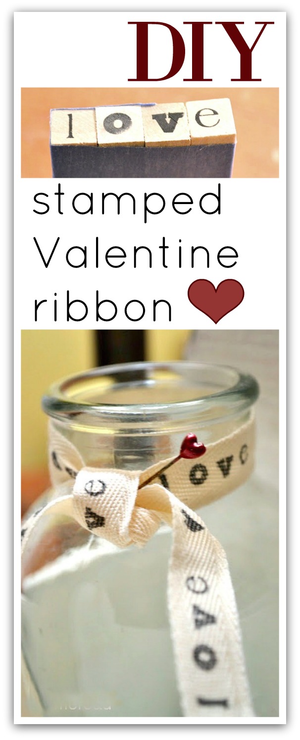 ️ DIY Printed Valentine Ribbon