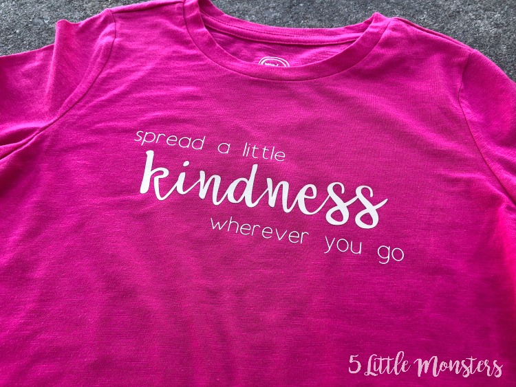 5 Little Monsters Spread a Little Kindness TShirt Design
