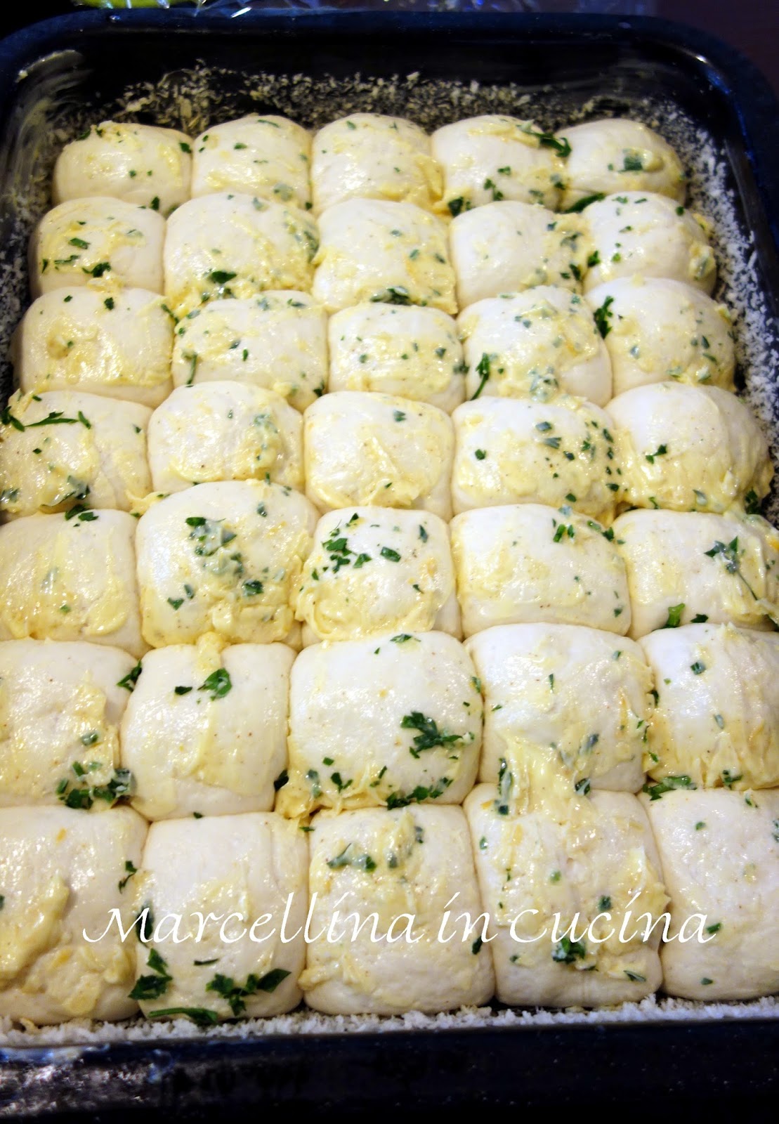 Marcellina in Cucina Jamie Oliver's Tear "N" Share Garlic Bread