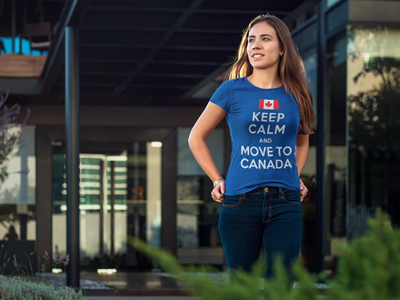 Keep Calm and Move to Canada Shirt