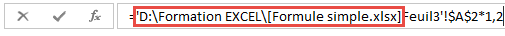 Chemin du classeur excel Chemin du classeur excel