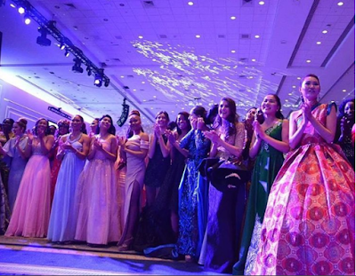 o Miss World Nigeria representative, Debbie Collins and other queens step out for Miss World Designer Award Show