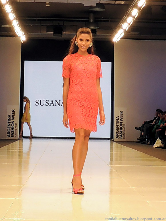 Susana Ortiz primavera verano 2015 vestidos de encaje corto.