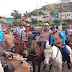 Grupo de cavaleiros de Mairi participa da IV Romaria dos Muladeiros do Sertão ao Litoral